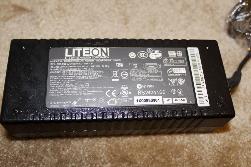 Liteon PA-1131-07-19V-7-1A-135W-AC-Adapter-135W 7.1A